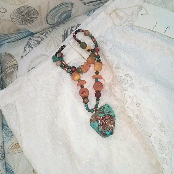 NWT Boho Monoreno Cream Lace 7/8 Ankle Pants Sz L - Picture 8 of 16